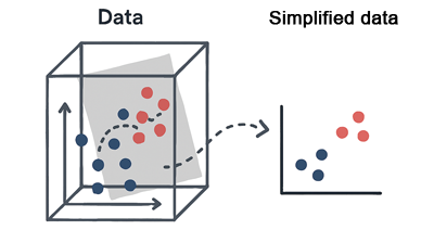 Réduction de dimensions en apprentissage non supervisé